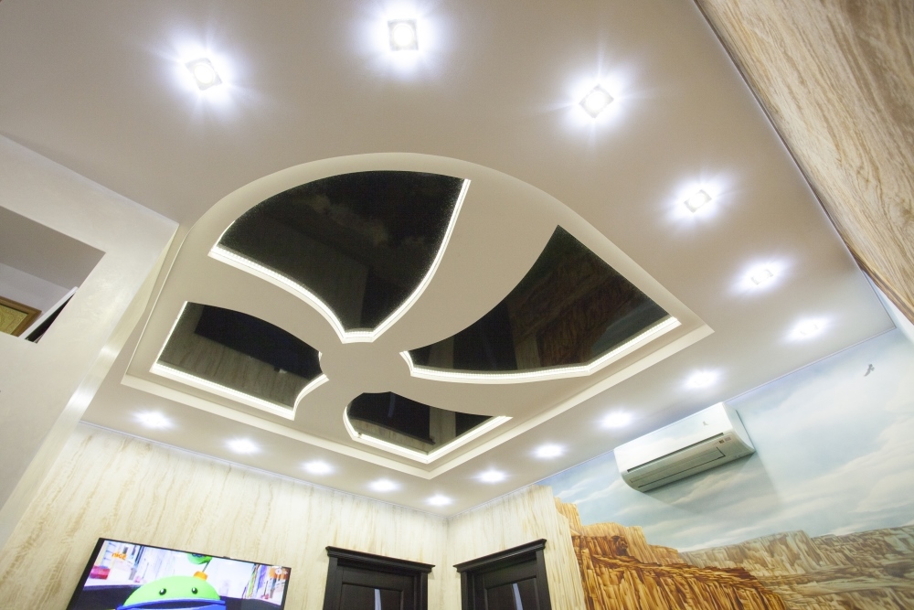 Фото наших работ по натяжным потолкам