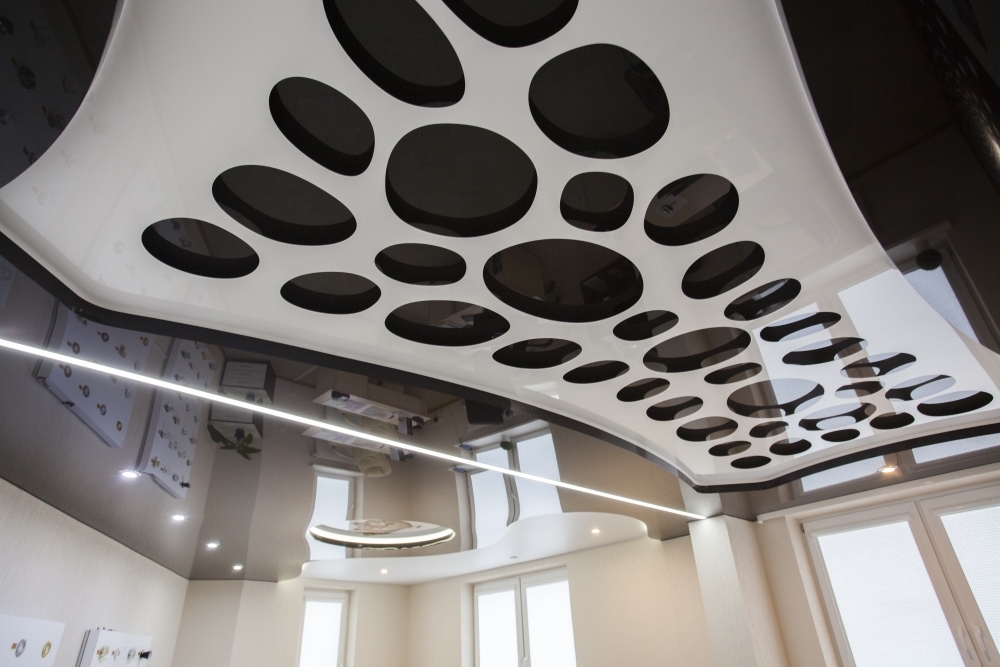 Фото наших работ по натяжным потолкам