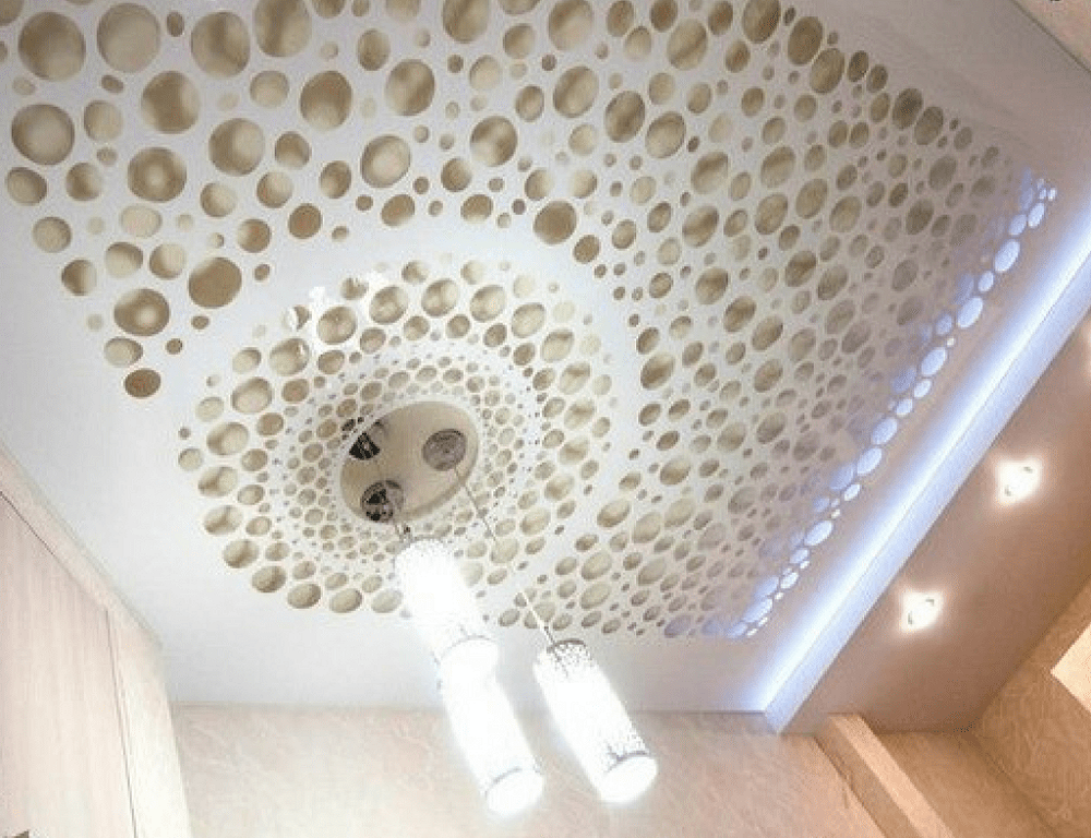 Фото наших работ по натяжным потолкам