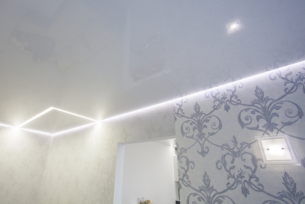 Фото наших работ по натяжным потолкам