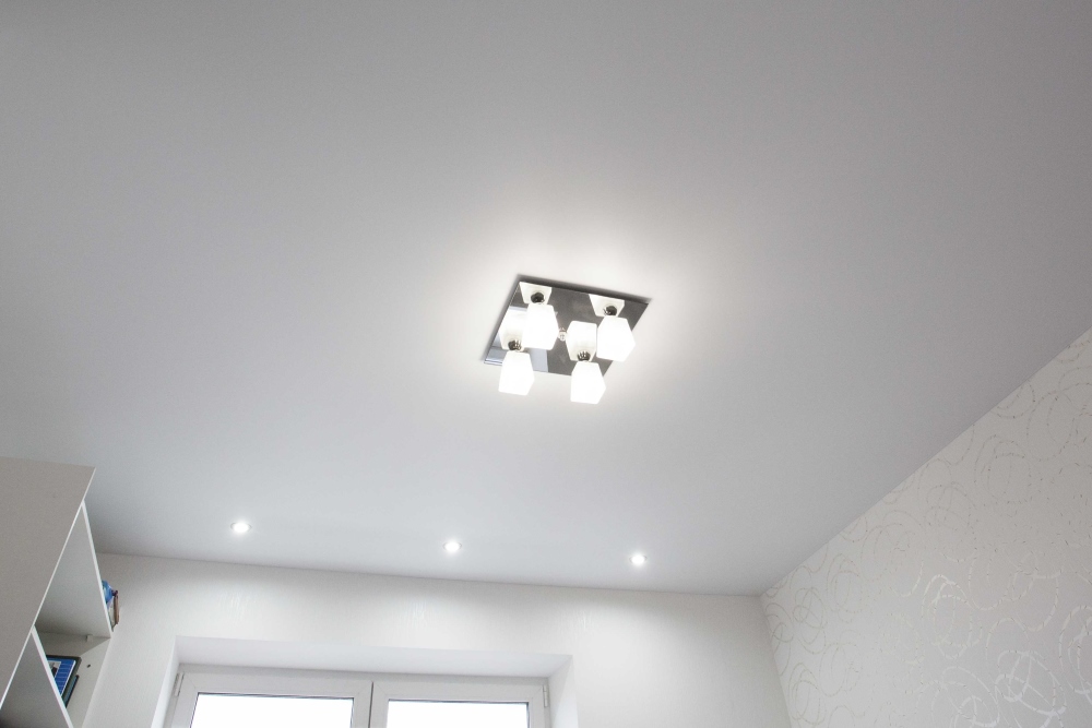 Фото наших работ по натяжным потолкам