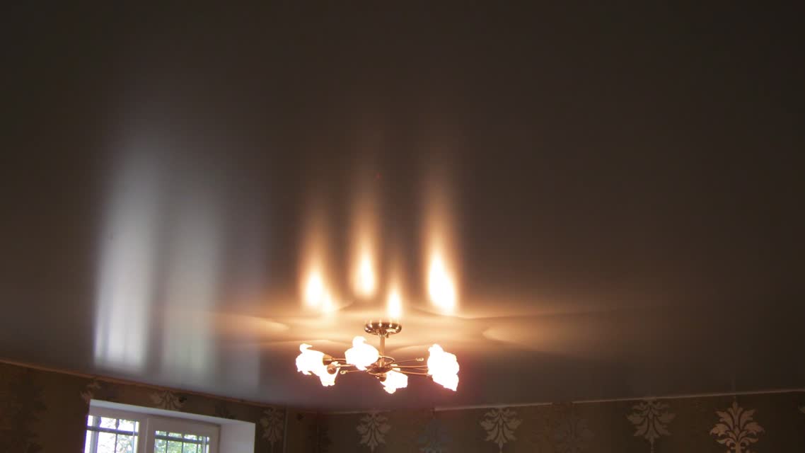 Сатиновые натяжные потолки